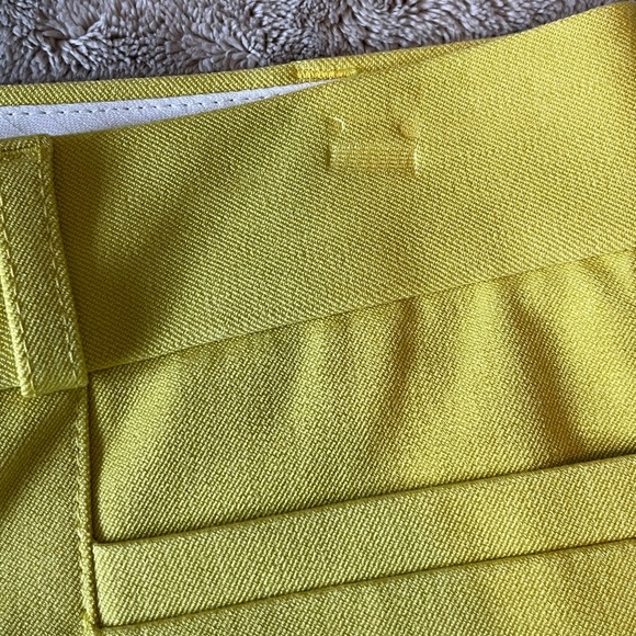 Banana Republic Sloan Crop Ankle Length Pants Slacks in Lively Chartreuse New 2 - Picture 15 of 15